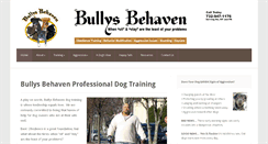 Desktop Screenshot of bullysbehaven.com