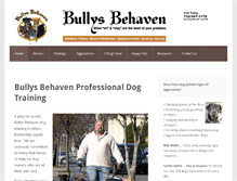 Tablet Screenshot of bullysbehaven.com